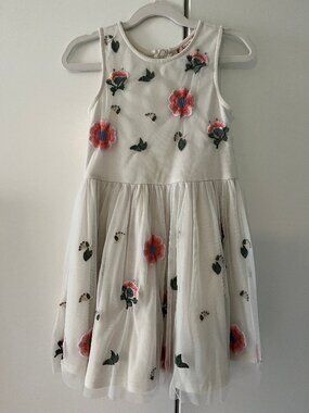 Ruby & Bloom Tulle Dress with Embroidered Florals